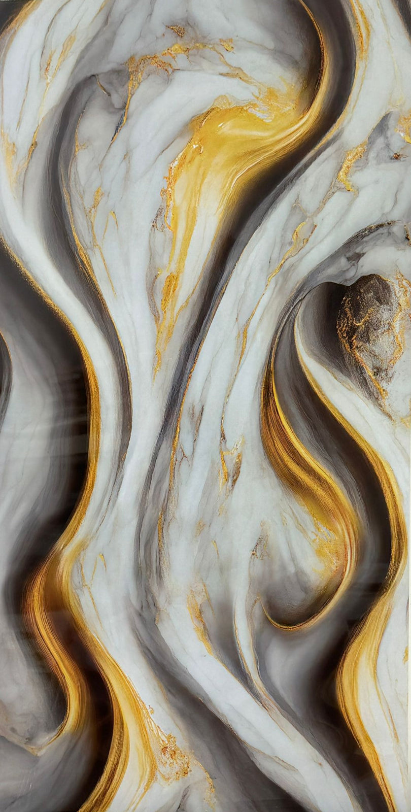 PVC Paneele - Warmen Gold- und Bronzenuancen