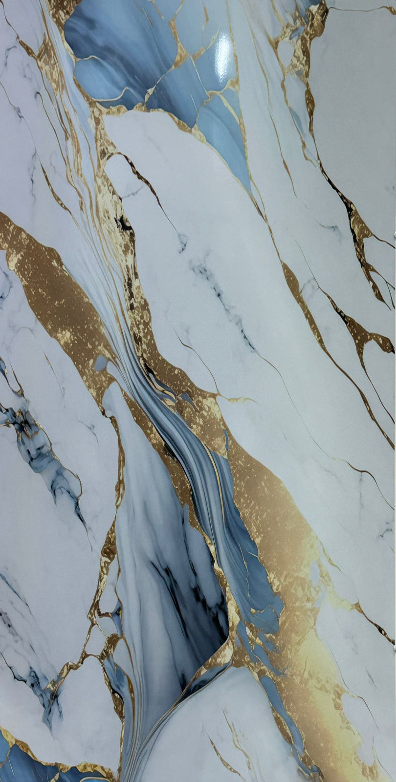 PVC Paneele - Blau marmorierten Flächen