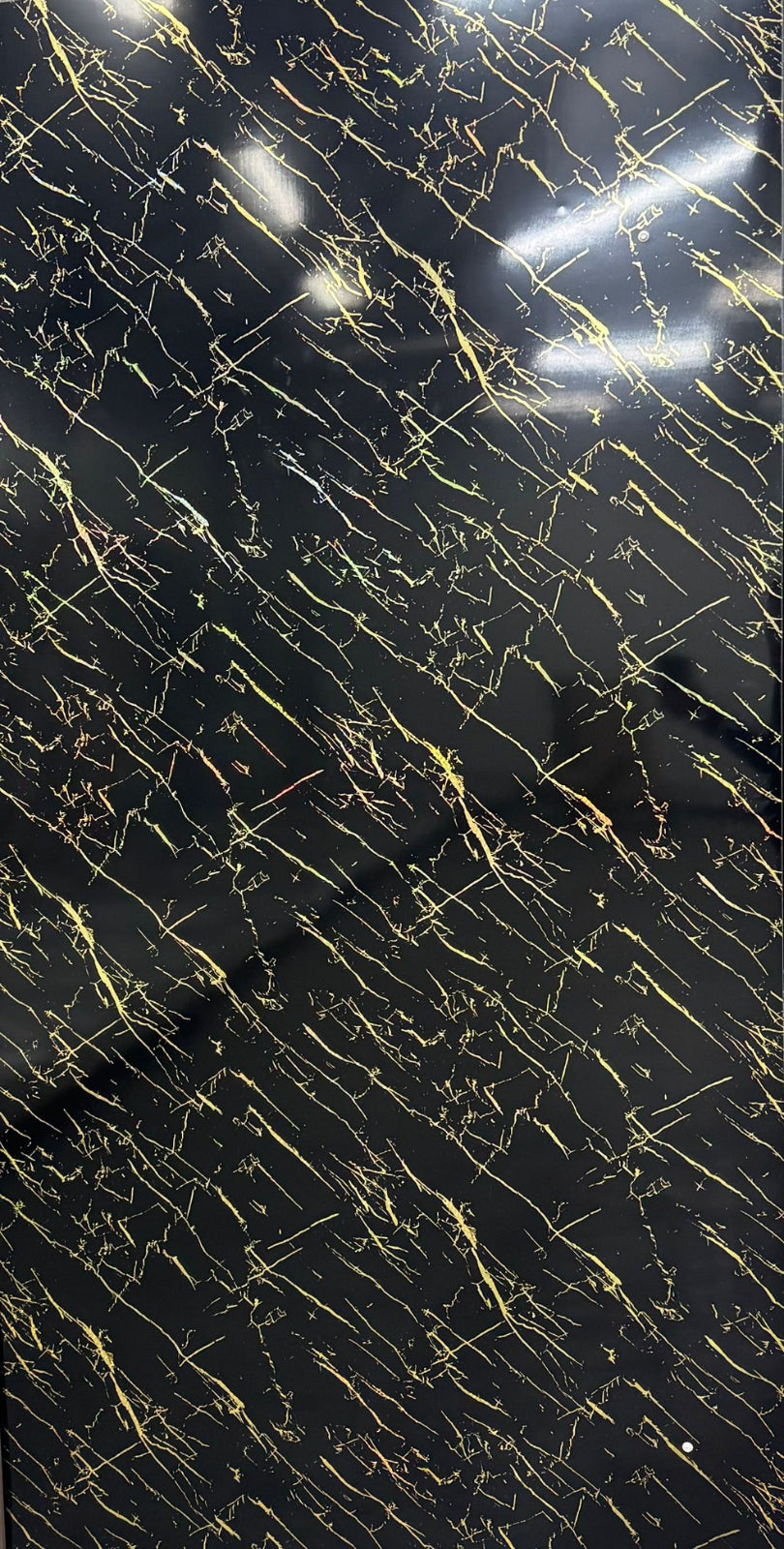 PVC Paneele - Schwarz - Gold